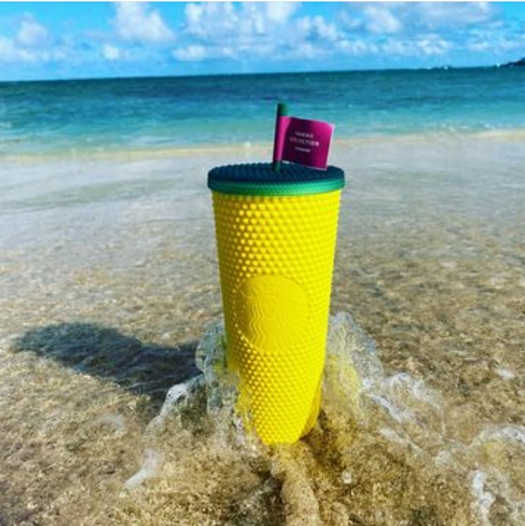 Starbucks Other - Starbucks Venti Pineapple Studded Tumbler